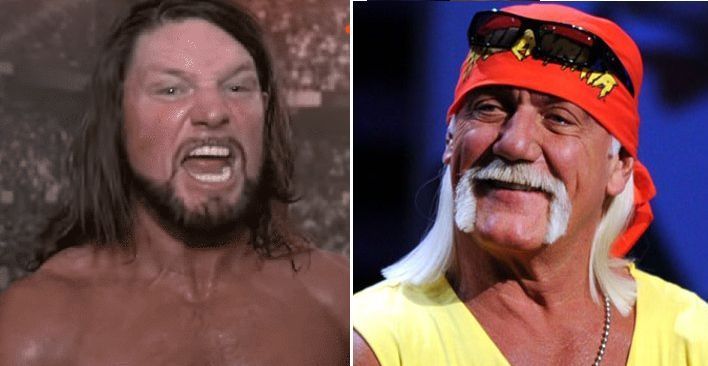 AJ Styles and Hulk Hogan