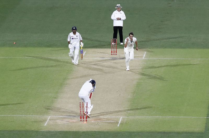Prithvi Shaw was castled by Pat Cummins in India&#039;s second innings