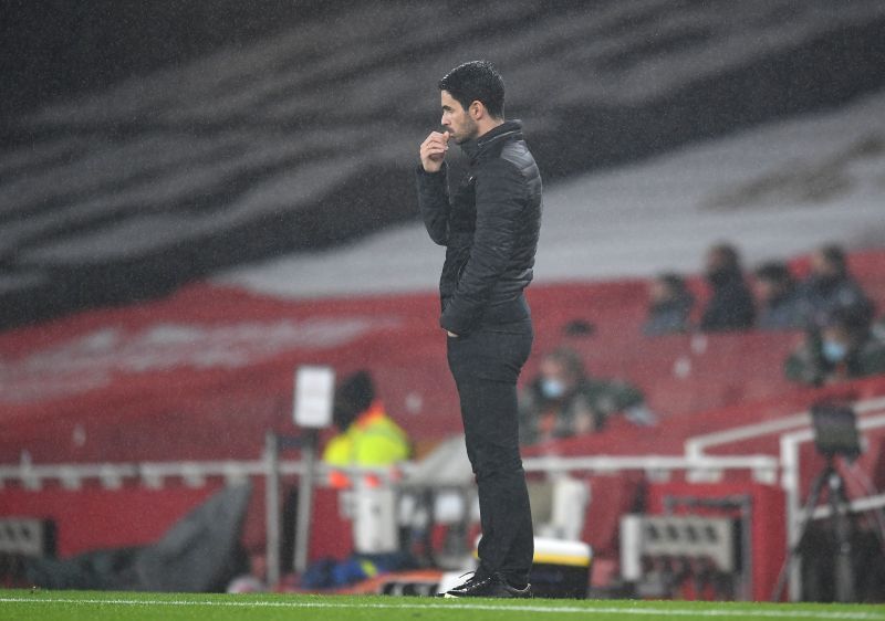 Mikel Arteta has not won his last six Premier League games