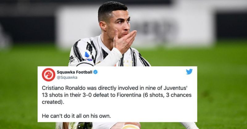 Cristiano Ronaldo could not inspire Juventus to a victory against Fiorentina