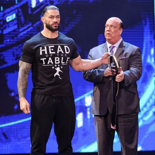 Roman Reigns with Paul Heyman