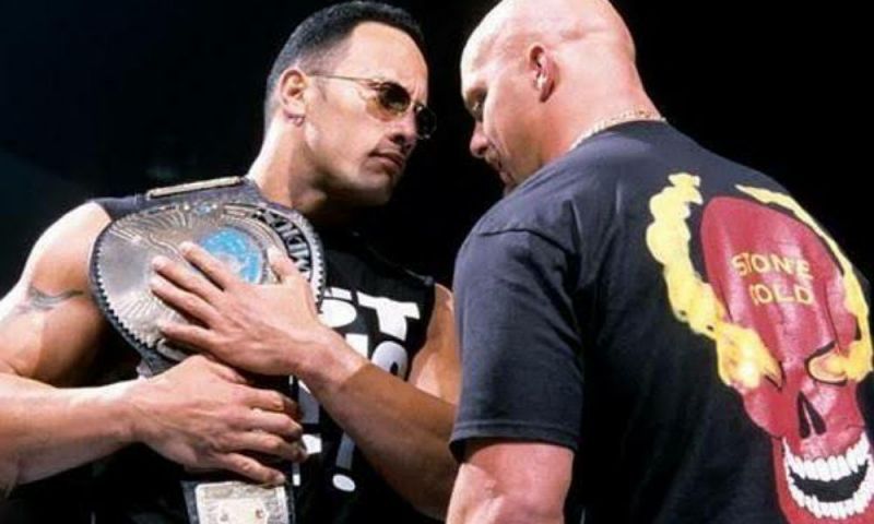 The Rock and Stone Cold feuded for a long time!