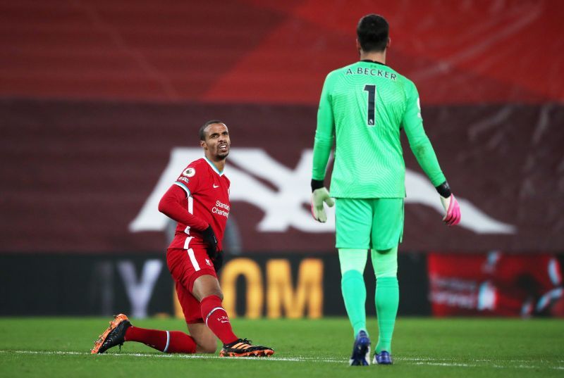 Joel Matip becomes the latest injury worry for Liverpool after being forced off against West Brom.