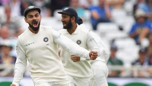 Virat Kohli is known for having an aggressive demeanor on the cricket field