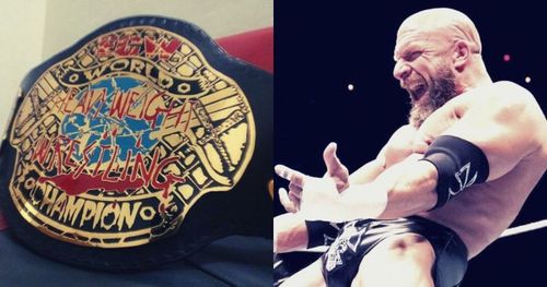 ECW World title and Triple H.