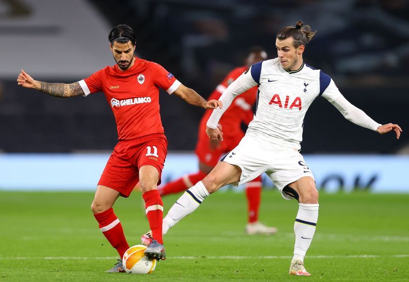 Gareth Bale in action for Spurs