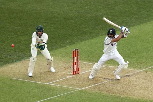 An exciting day of Test cricket ended up Australia slightly ahead of India