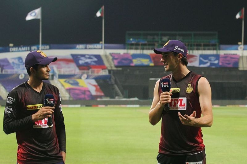 Pat Cummins and Shubman Gill played for the Kolkata Knight Riders in IPL 2020 (Image Courtesy: IPLT20.com)