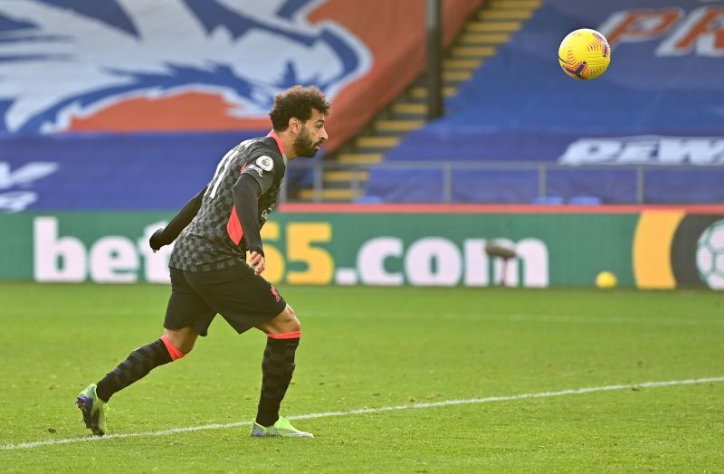 Salah scored a brace off the bench against Crystal Palace