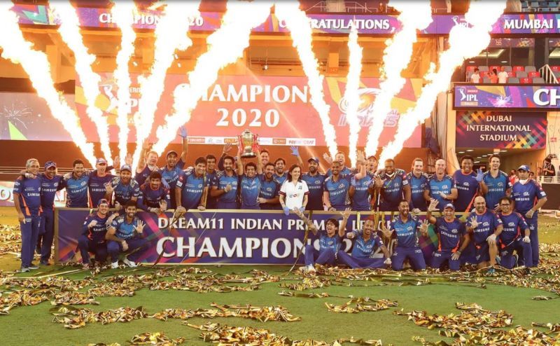The Mumbai Indians won the 2020 IPL title