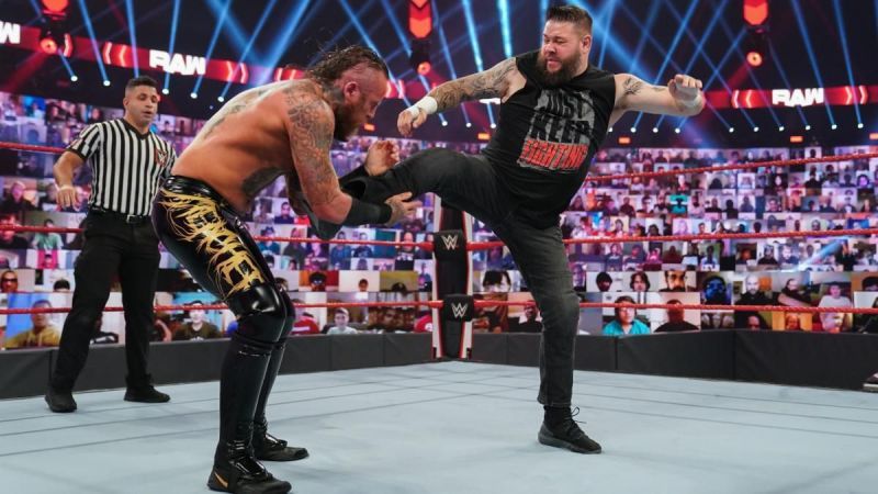 Aleister Black and Kevin Owens