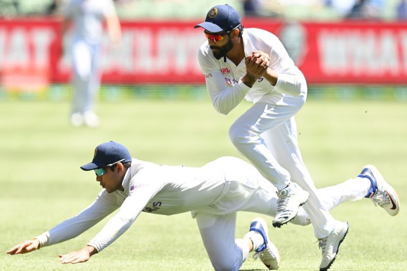 Shubman Gill (left) &amp; Ravindra Jadeja.