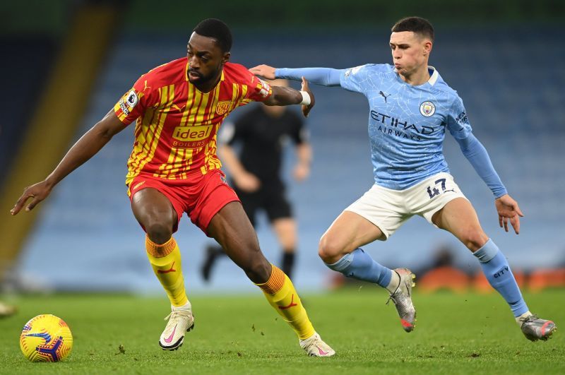 Manchester City were held to a 1-1 draw by West Brom