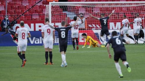 Real Madrid won away at Sevilla for the second consecutive time