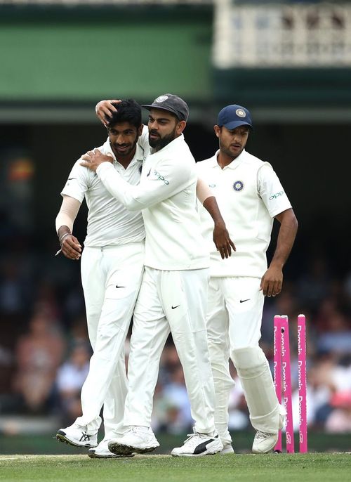 Jasprit Bumrah (left) and Virat Kohli are both in BCCI's Grade A+ contracts.