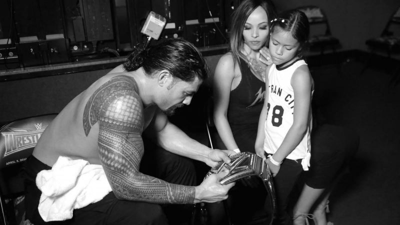 WWE यूनिवर्सल चैंपियन रोमन रेंस की बेटी साल 2014 में एक स्टोरीलाइन का हिस्सा रह चुकी हैं