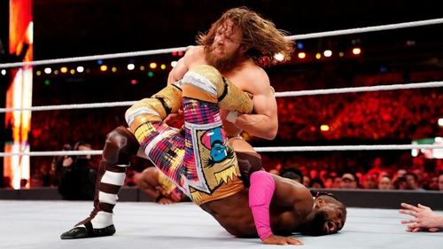 Daniel Bryan and Kofi Kingston at WrestleMania 35