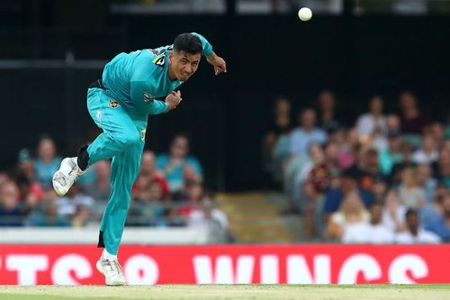 Mujeeb Ur Rahman in action during BBL 2019-20