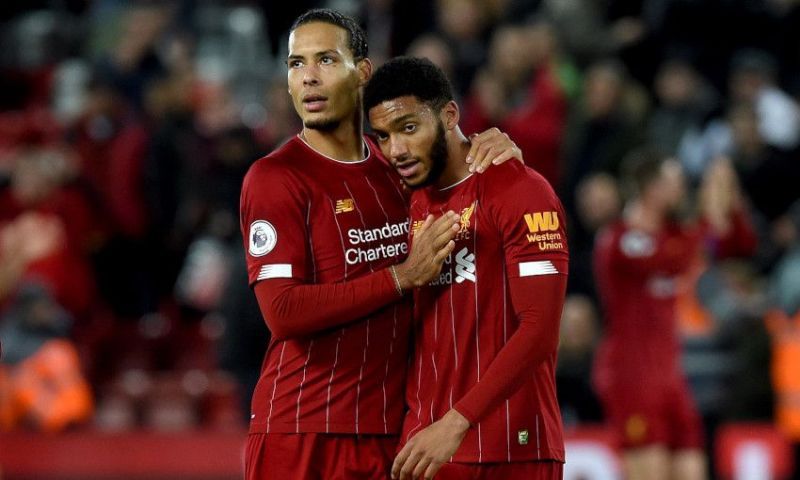 Liverpool centre-backs Virgil Van Dijk (left) and Joe Gomez are out for most of the season.