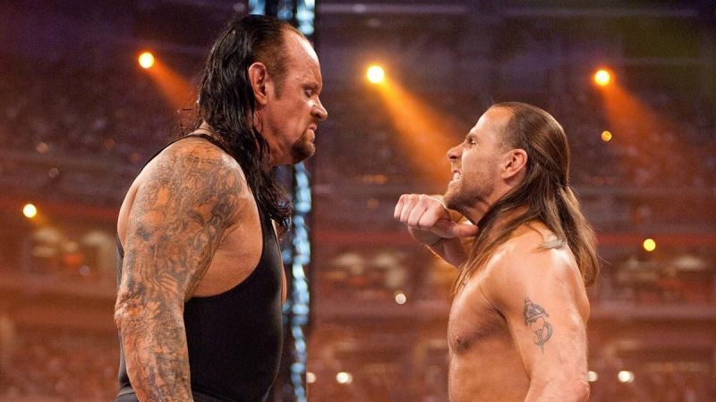 The Undertaker and Shawn Michaels faced each other at WrestleMania 2