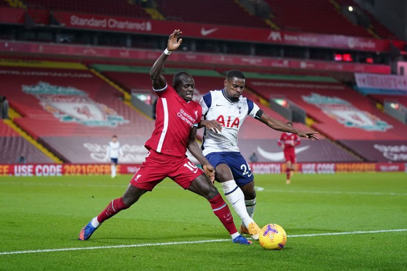 Mane and co gave Aurier a torrid time. down Spurs&#039; right flank.