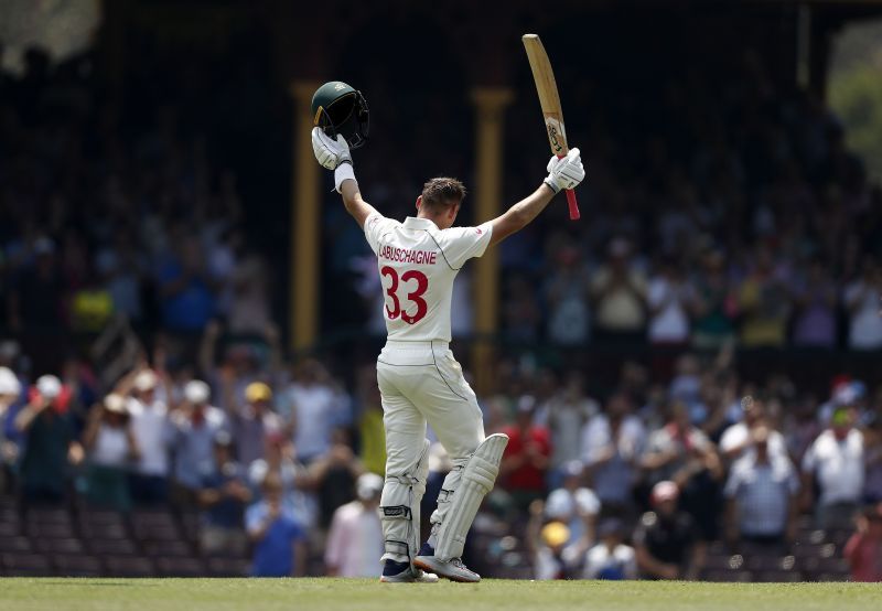 Marnus Labuschagne en route 215 against New Zealand in January this year