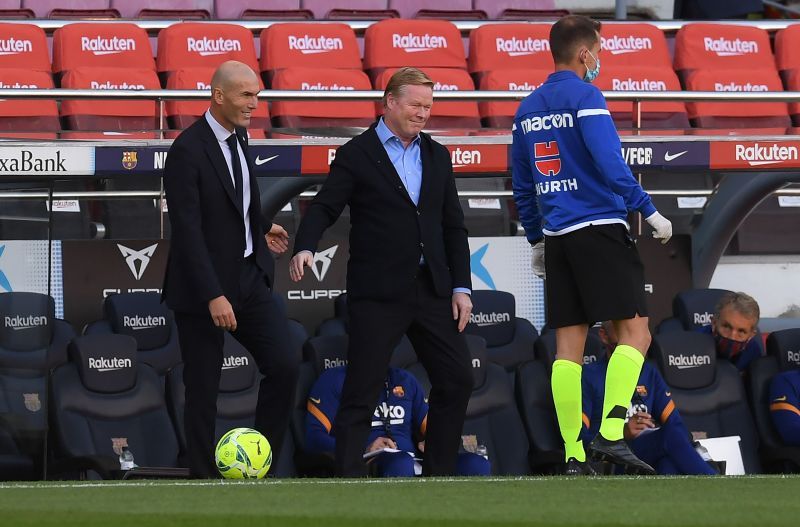 Zinedine Zidane and Ronald Koeman