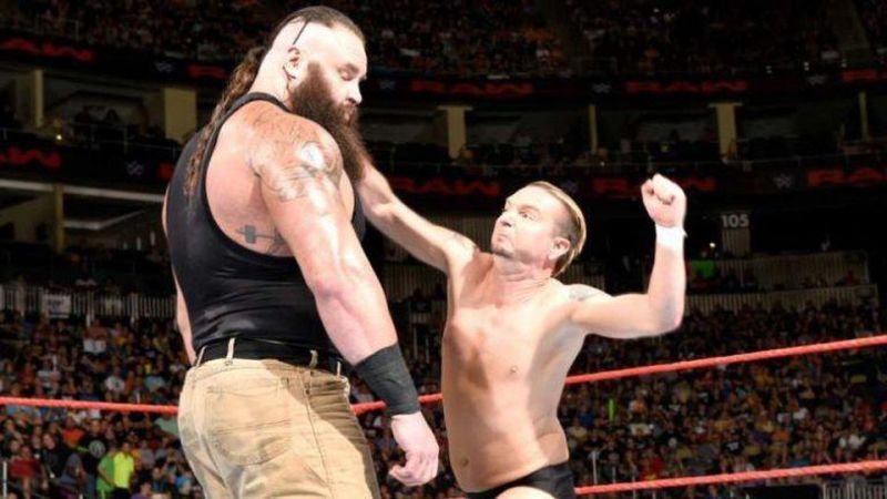 James Ellsworth faced Braun Strowman in his debut