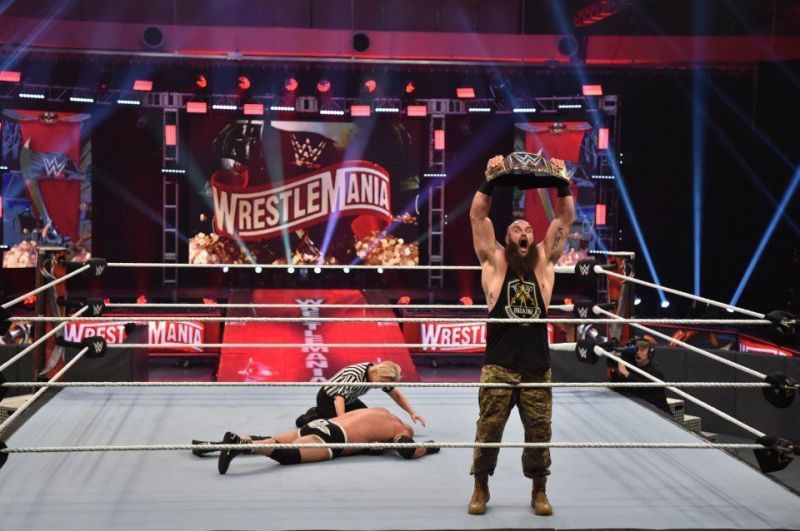 Braun Strowman defeated Goldberg at WrestleMania 36