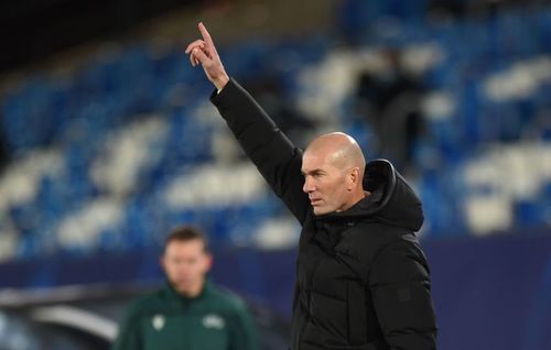 Real Madrid manager Zinedine Zidane