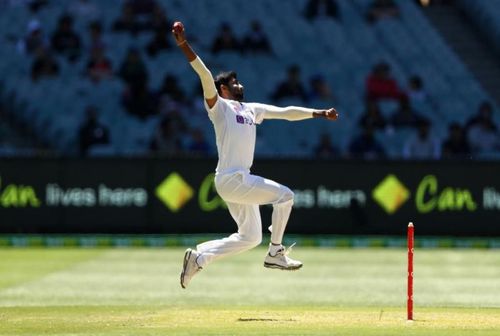 Jasprit Bumrah dismissed the dangerous Pat Cummins.