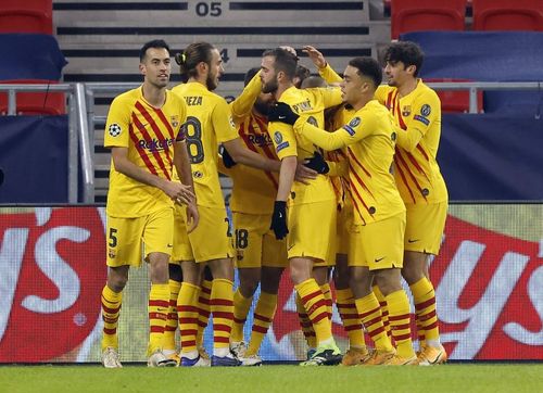 Barcelona eased past Ferencvaros in the Champions League