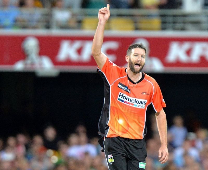 Andrew Tye couldn&#039;t believe umpire Simon Lightbody&#039;s decision