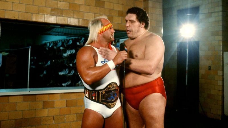 Hulk Hogan and Andre the Giant