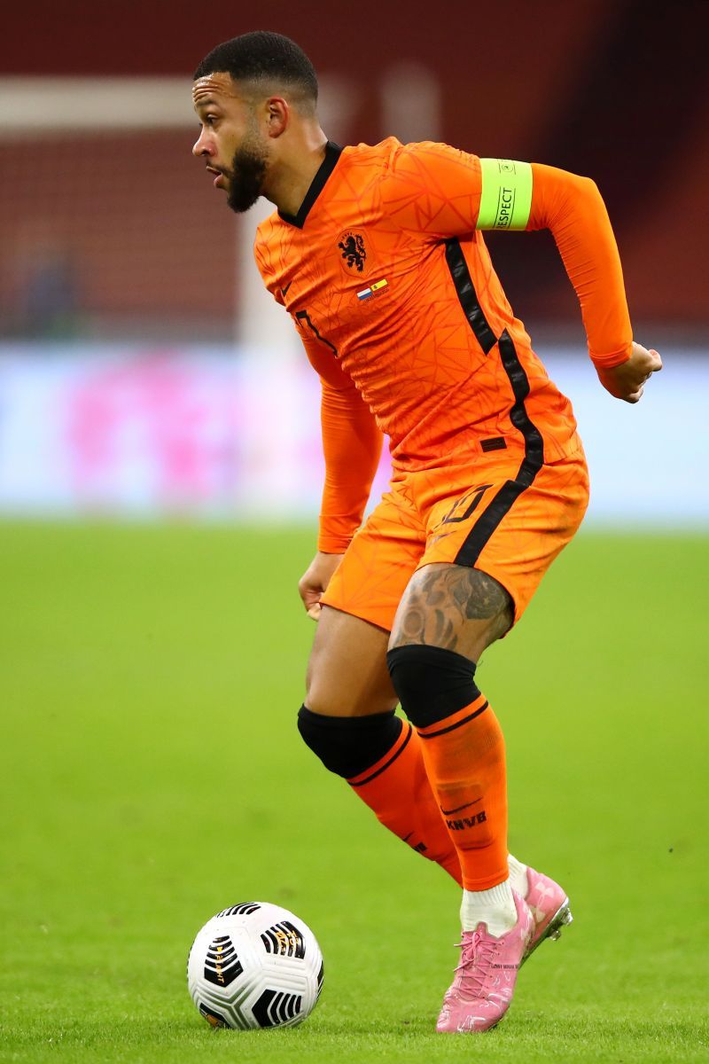 Depay was linked with a move to Barcelona in the summer
