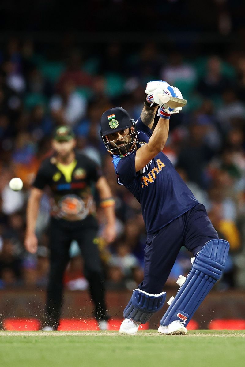 India's captain Virat Kohli top-scored in the T20I series with a score of 85