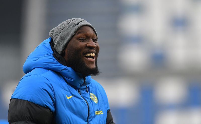 Inter Milan striker Romelu Lukaku - Serie A