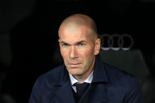 Real Madrid coach Zinedine Zidane