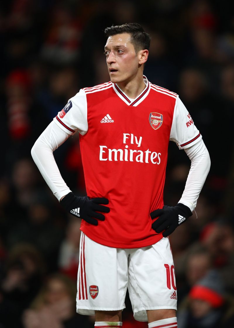 Mesut Ozil hasn&#039;t featured for Arsenal since before lockdown