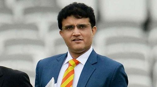 Former India captain and current BCCI president Sourav Ganguly