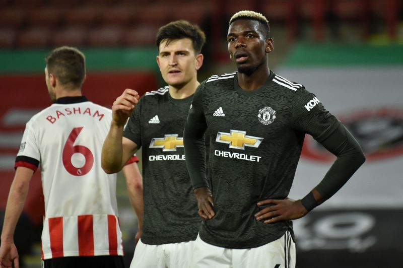 Harry Maguire and Paul Pogba