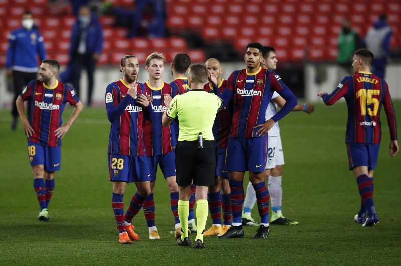 Barcelona struggled against Valencia