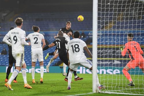 Leeds United have been susceptible while defending set-pieces this season