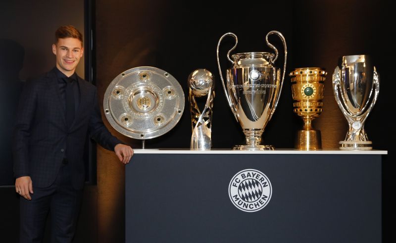 Joshua Kimmich was part of the treble-winning Bayern Munich squad.