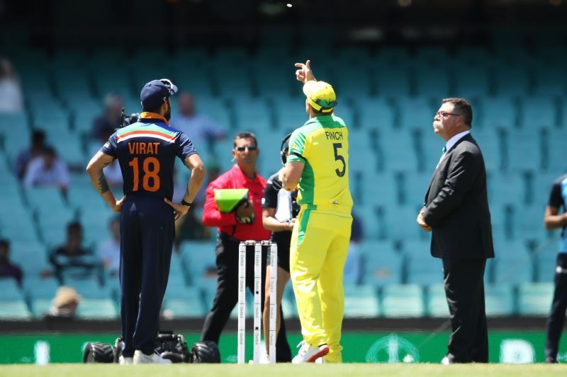 India won their first toss on the tour in the third ODI