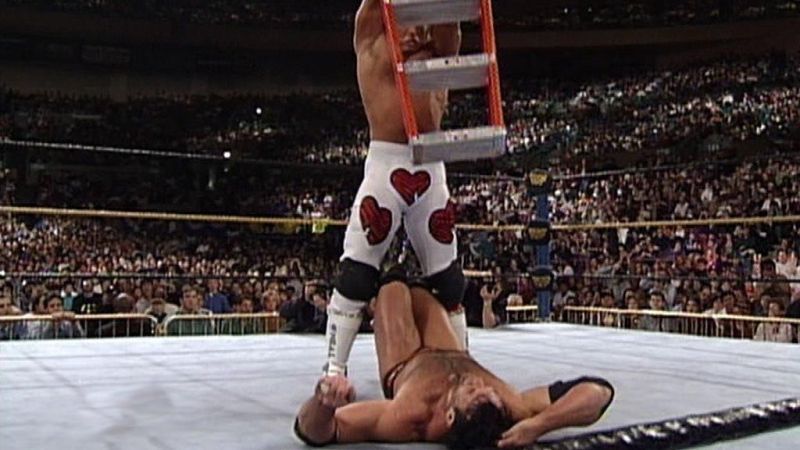 Shawn Michaels and Razor Ramon at WWE WrestleMania X