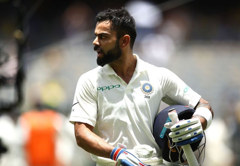 Virat Kohli disappointed after being dismissed