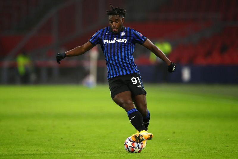 Duvan Zapata in action for Atalanta