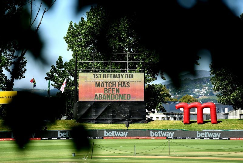 The ODI series between South Africa & England was abandoned.