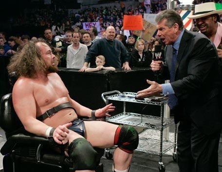 Eugene and Vince McMahon